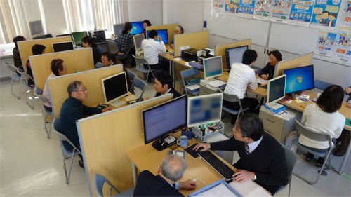 確定申告の様子